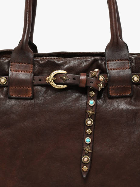 Handbag Poppi Leather Campomaggi Brown poppi 41020ND other view 2