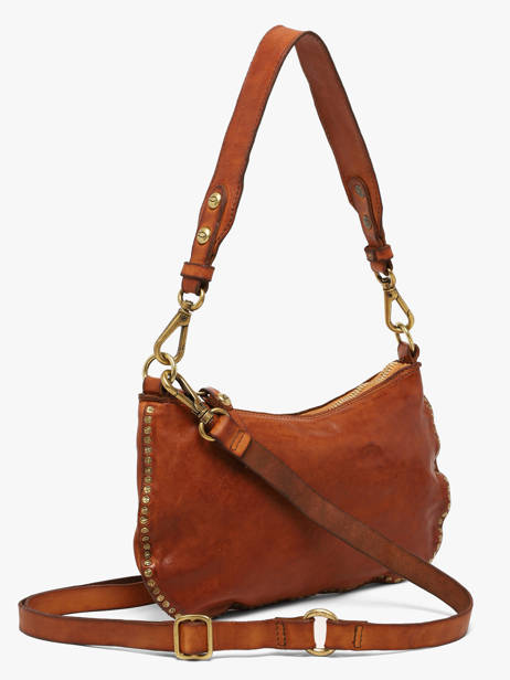 Shoulder Bag Kura Leather Campomaggi Brown kura 42760ND other view 1