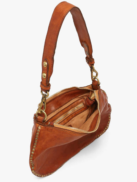 Shoulder Bag Kura Leather Campomaggi Brown kura 42760ND other view 3