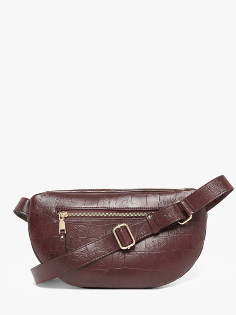 Belt Bag Lauren With Croc Effect Laurent david Red ld bags 901 other view 3