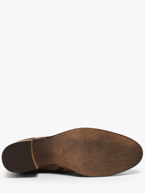 Heeled Boots In Leather Aliwell Brown women A225016 other view 4