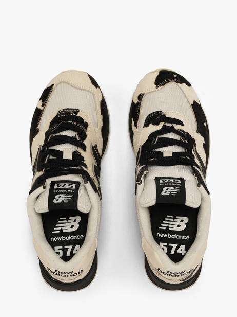Sneakers In Leather New balance Black women W574PH other view 3