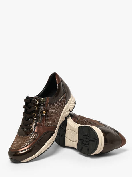 Sneakers In Leather Mephisto Brown women P5150396 other view 2