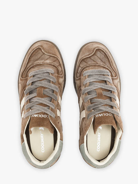 Sneakers In Leather Coolway Brown women 7633401 other view 3