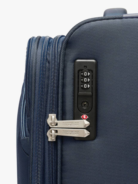 Expandable Cabin Luggage American tourister Blue summerride 156991 other view 1