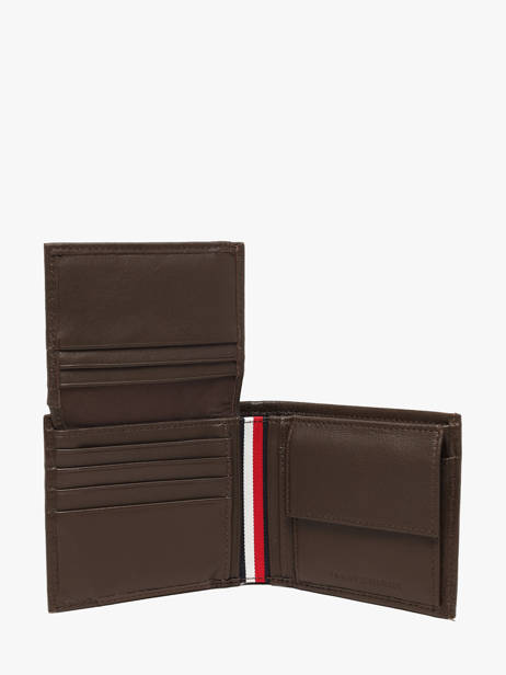 Wallet Leather Tommy hilfiger Brown corporate AM14780 other view 2