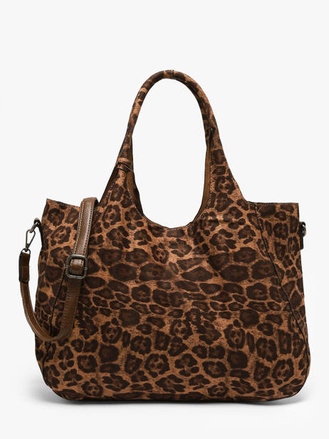 Ccrossbody Shoulder Bag Leopardo Mandoline Brown leopardo L