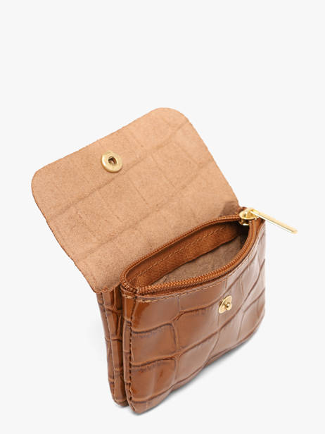 Coin Purse Leather Milano Brown cocco balo CB23091 other view 1