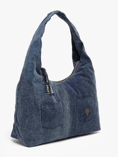 Shoulder Bag Denim Le voyage en panier Blue denim AHP340 other view 2