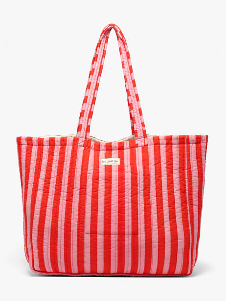 A4 Size Shoulder Bag Pacha Cotton Byzantine Red cabas PAC