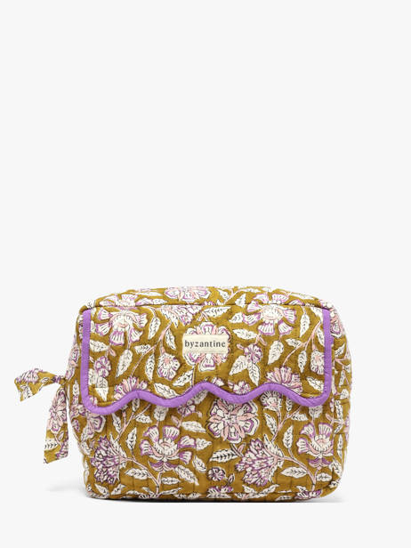 Toiletry Bag With Flap Carthage Cotton Byzantine Green accessoires CAR