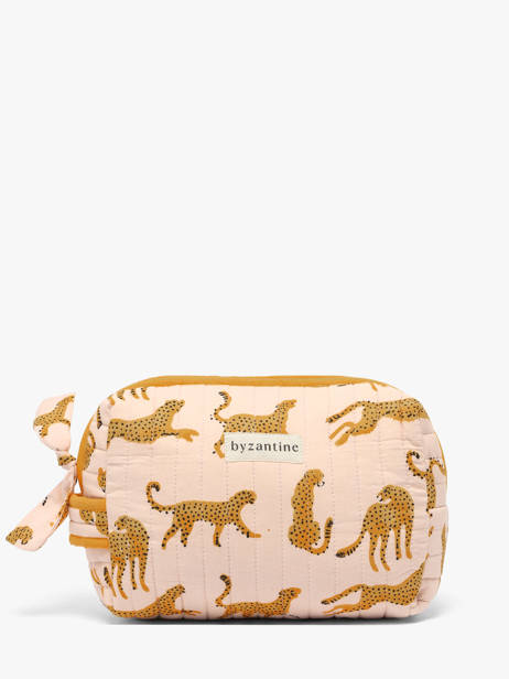 Small Toiletry Bag Fauve Cotton Byzantine Multicolor accessoires FAU