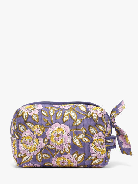 Small Toiletry Bag N°113 Cotton Byzantine Multicolor accessoires 113 other view 2