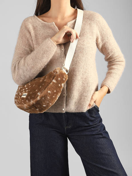 Shoulder Bag Andrea Fawn Hindbag Brown faon FN other view 1