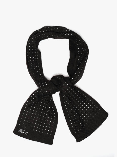 Scarf Karl lagerfeld Black k signature B4W33030