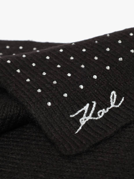 Scarf Karl lagerfeld Black k signature B4W33030 other view 1