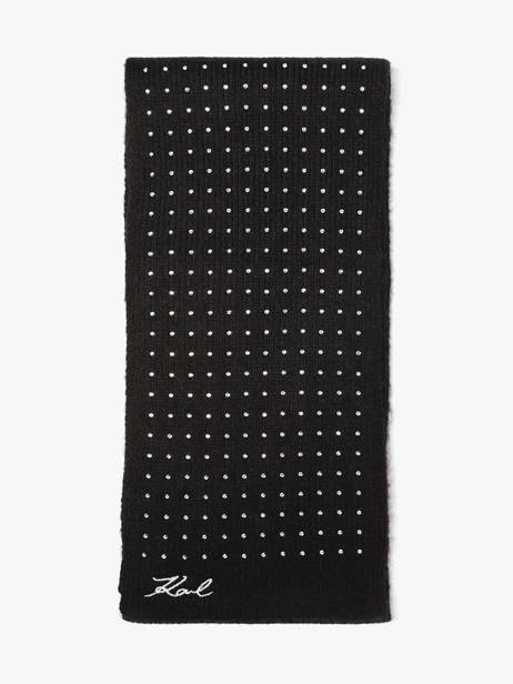Scarf Karl lagerfeld Black k signature B4W33030 other view 2