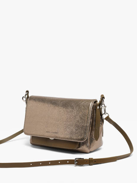 Small Leather Diane Éclipse Crossbody Bag Paul marius Gold eclipse DIANSECL other view 1
