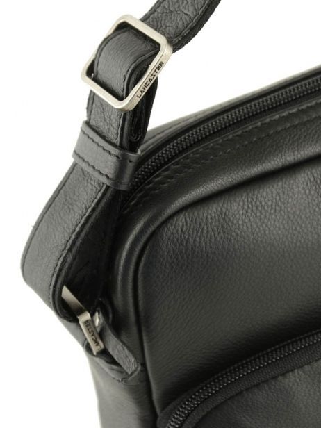 Crossbody Bag Lancaster Black soft vintage homme 320-12 other view 4