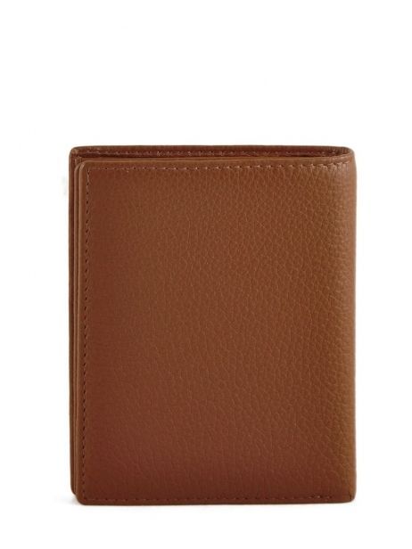 Wallet Leather Yves renard Brown foulonne 23425 other view 2