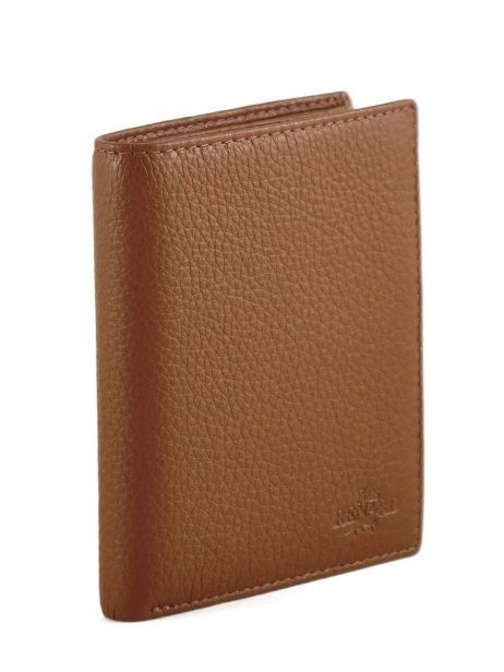 Wallet Leather Yves renard Brown foulonne 23425 other view 1