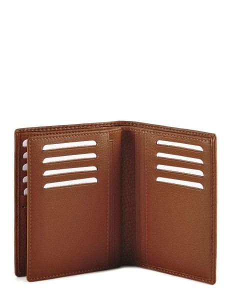Wallet Leather Yves renard Brown foulonne 23425 other view 4