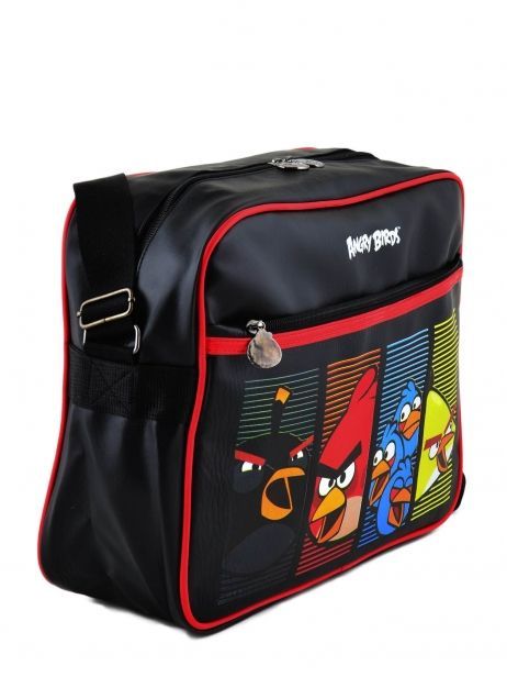 Sac Bandoulière Angry birds Noir agr AGR25354 vue secondaire 2