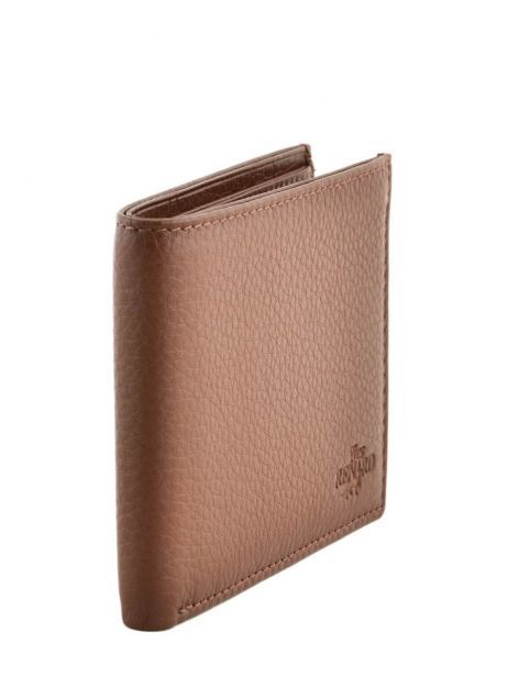 Wallet Leather Yves renard Brown foulonne 2375 other view 1