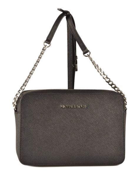 Sac Bandoulière Jetset Cuir Michael kors Noir jetset S4STVC3L