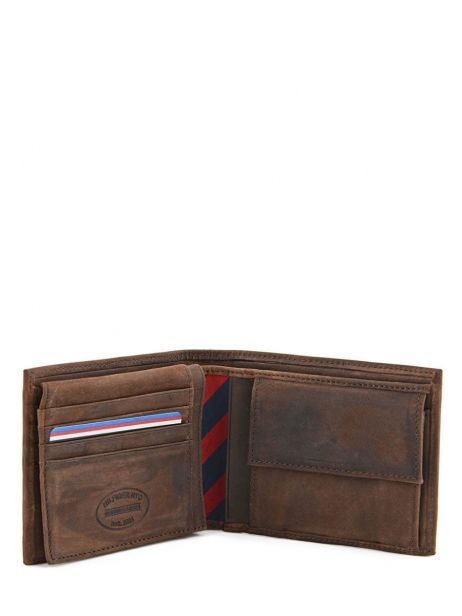 Portefeuille Cuir Tommy hilfiger Marron johnson AM00660 vue secondaire 4