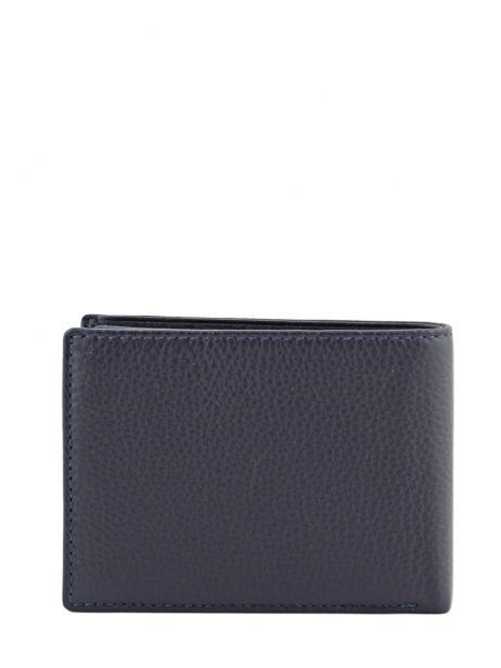 Wallet Leather Yves renard Blue foulonne 2376 other view 3