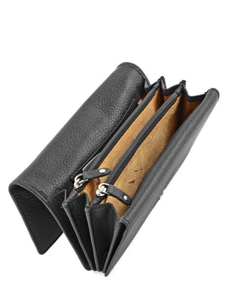 Portefeuille Caviar Cuir Crinkles Gris caviar 14001 vue secondaire 2