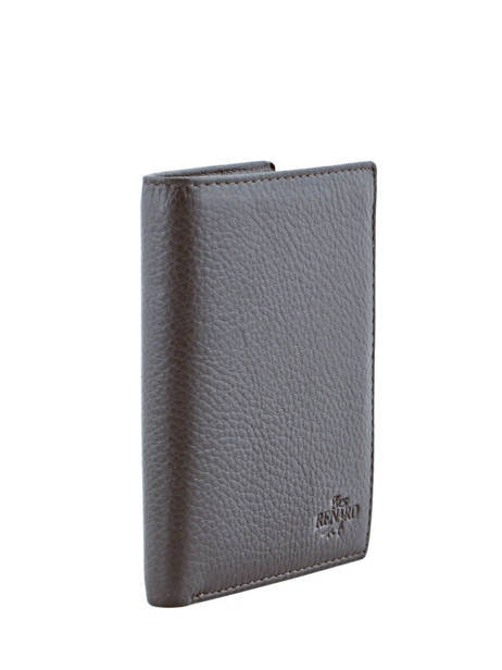 Wallet Foulonne Leather Yves renard Brown foulonne 23425 other view 1