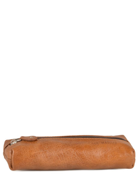 Pencil Case Paul marius Brown vintage PLUMIER