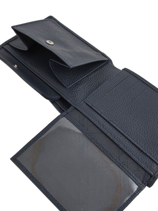 Longchamp Le foulonné Wallet Blue
