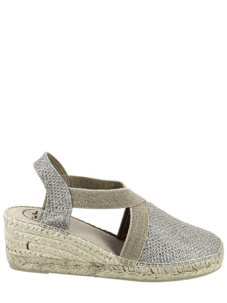 Espadrilles Triton Toni pons Silver women TRITON other view 1