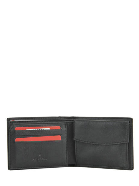 Wallet Leather Hexagona Black instinct 667286 other view 2