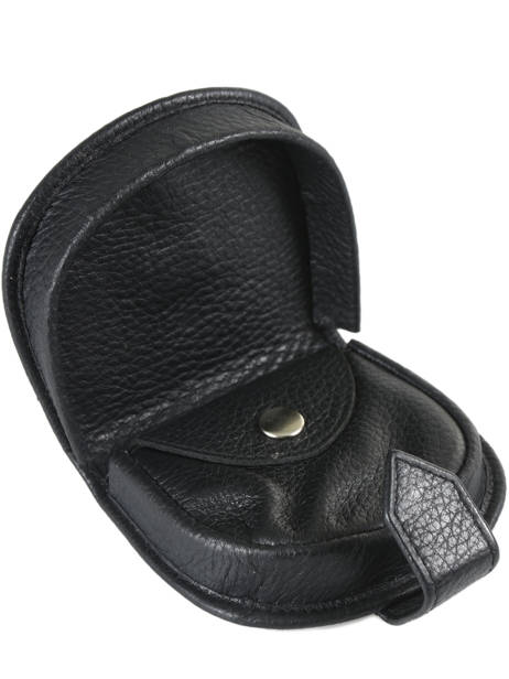 Leather Caviar Coin Purse Crinkles Gray caviar 14039 other view 1