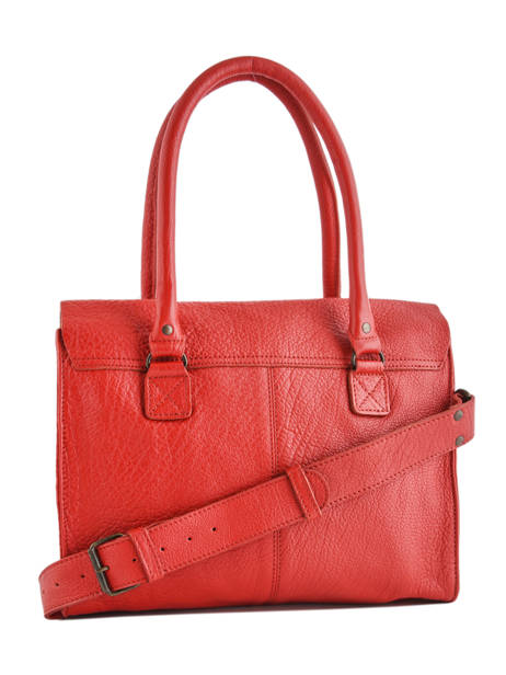 Sac Lerive Gauche M  Cuir Paul marius Rouge vintage M vue secondaire 3