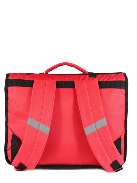 Cartable Ladybug Miraculous Rouge flocon 22240LTF vue secondaire 3