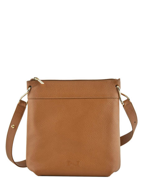 Sac Bandoulière Tiki Mini Cuir Nathan baume Marron victoria N1910586