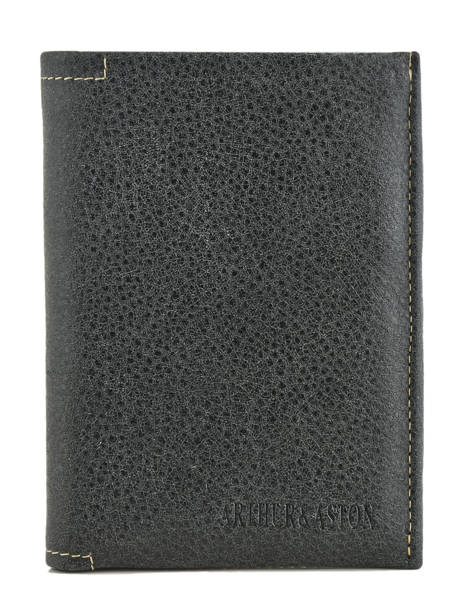 Wallet Leather Arthur & aston Black destroy 62-642