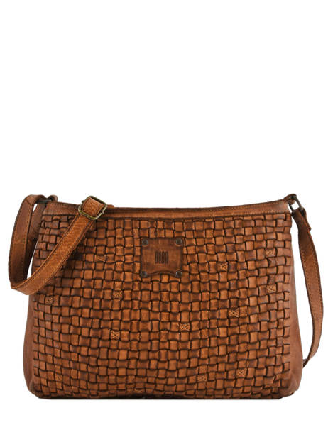 Large Leather Crossbody Bag Heritage Biba Brown heritage KA2