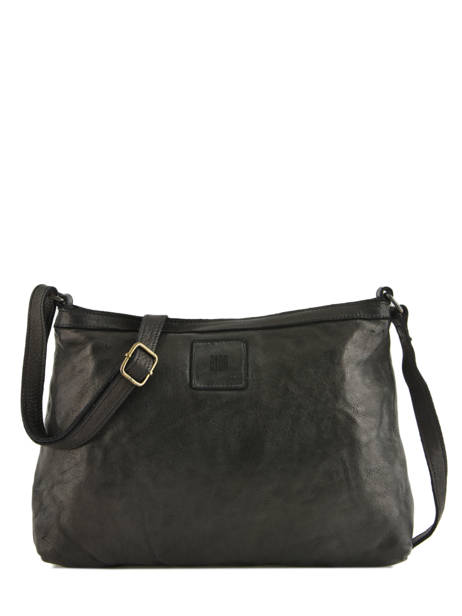 Sac Bandoulière Heritage Cuir Biba Noir heritage BT16