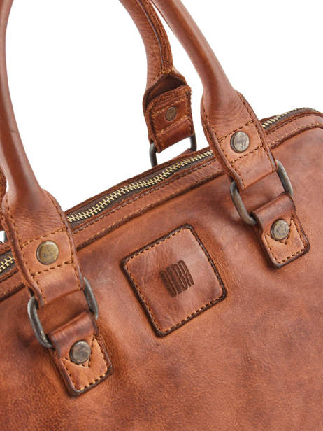 Leather Heritage Satchel Biba Brown heritage BT1 other view 2