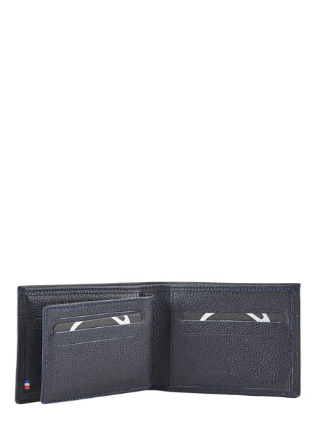 Wallet Madras Leather Etrier Blue madras EMAD440 other view 2