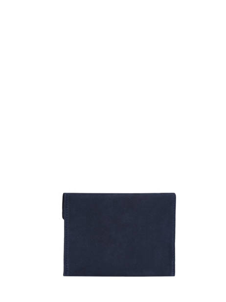 Leather Wallet Etincelle Nubuck Etrier Blue etincelle nubuck EETN054 other view 2