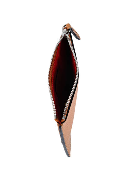 Leather Card Holder Ninon Lancel Brown ninon A10537 other view 1