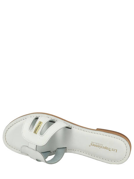 Mules Damia En Cuir Les tropeziennes Blanc women DAMIA vue secondaire 4