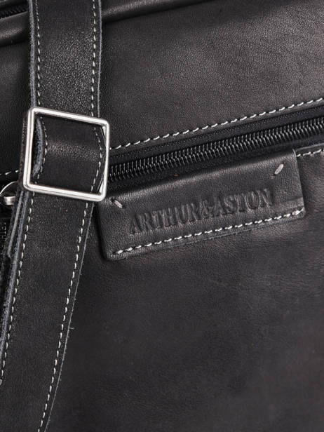 Leather Arthur Crossbody Bag Arthur & aston Black johany 10 other view 1